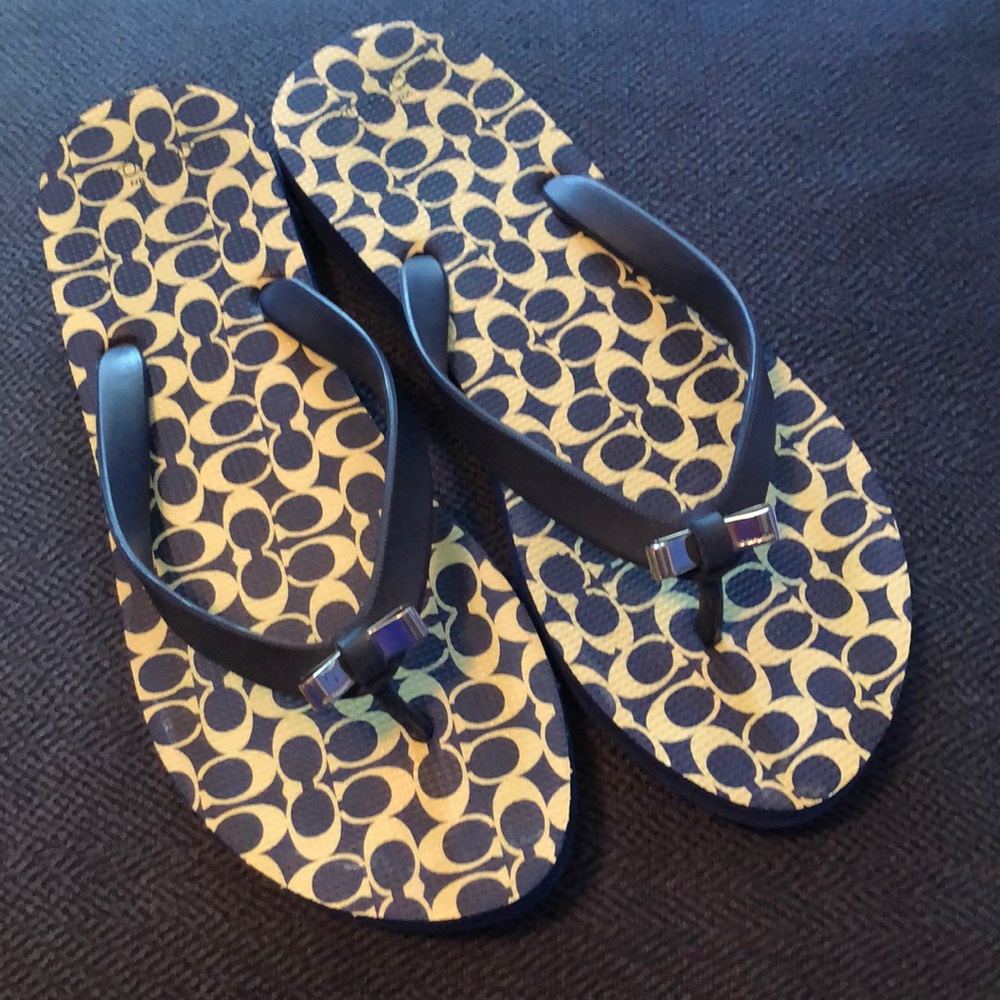 Coach Flip Flops
